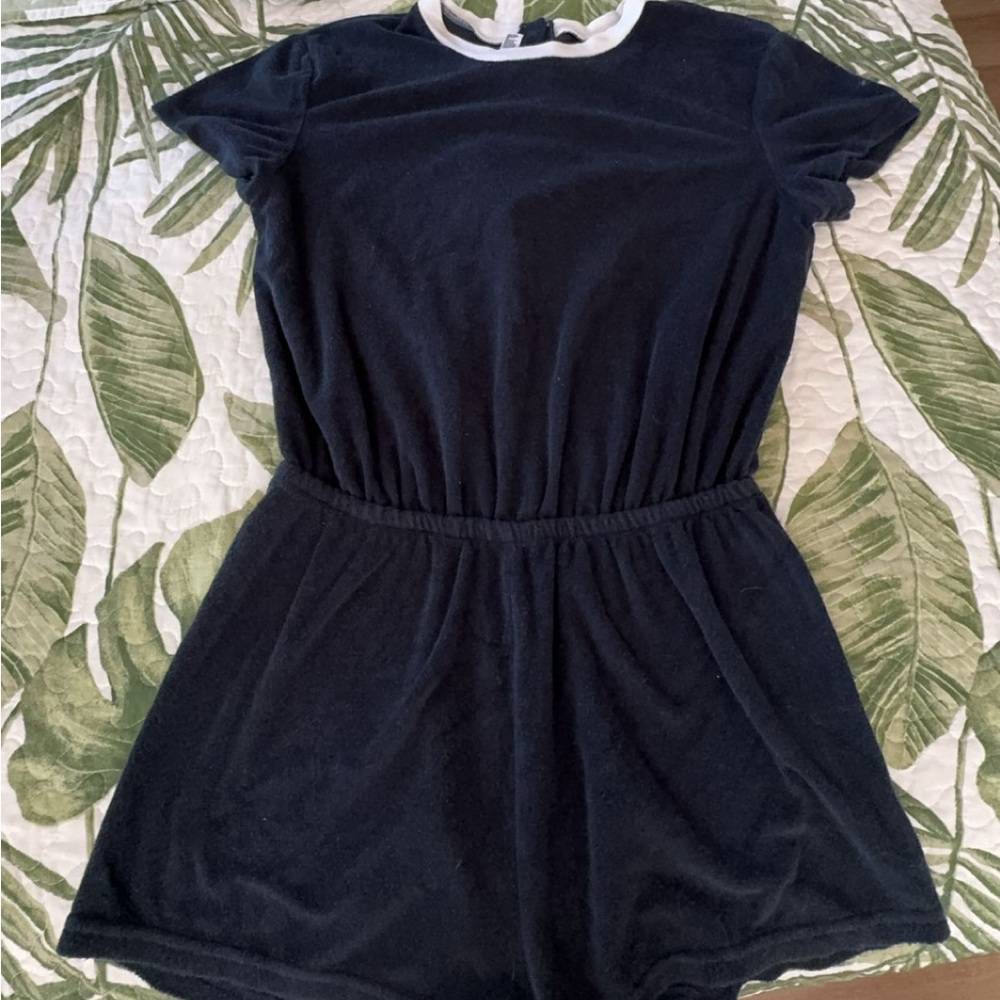 AMERICAN APPAREL Navy blue romper pre-gildan ownership